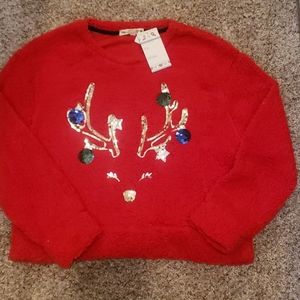 SOFT & FLUFFY CHRISTMAS sweatshirt NWT (( XL))